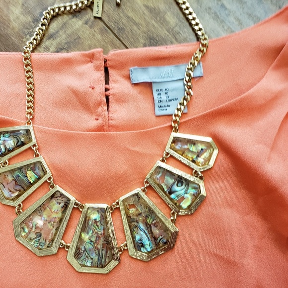 H&M Salmon color sheath Dress - Picture 2 of 8